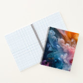 Carnet Abstraits tourbillons colorés (Intérieur)