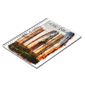 Carnet Abu Dhabi UAE Watercolor Skyline (Côté gauche)
