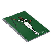 Carnet Accentuation blanche de Baton Twirler B (Côté Droit)