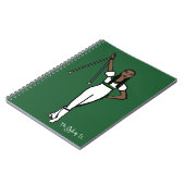 Carnet Accentuation blanche de Baton Twirler B (Côté gauche)