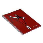Carnet Accentuation rouge blanche de Baton Twirler B (Côté Droit)