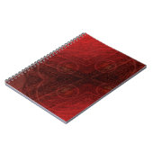 Carnet Acceptation | Médaillons de méditation rouge (Côté gauche)