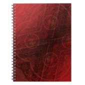 Carnet Acceptation | Médaillons de méditation rouge (Devant)