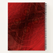 Carnet Acceptation | Médaillons de méditation rouge (Dos)