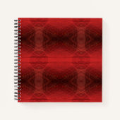 Carnet Acceptation | Médaillons de méditation rouge (Devant)