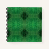 Carnet Acceptation | Médaillons de méditation verte (Devant)