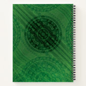 Carnet Acceptation | Médaillons de méditation verte (Dos)