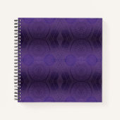 Carnet Acceptation | Médaillons de méditation violette (Devant)