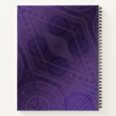 Carnet Acceptation | Médaillons de méditation violette (Dos)