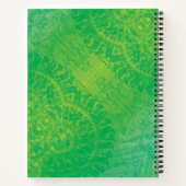 Carnet Acceptation | Médaillons de saumons jaunes bleus (Dos)