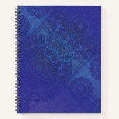 Carnet Acceptation | Médaillons de violet violet bleu Ind (Devant)