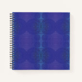 Carnet Acceptation | Médaillons de violet violet bleu Ind (Devant)
