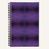 Carnet Acceptation | Motif Boho violet écectique (Recto)