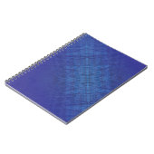Carnet Acceptation | Motif de Blue Indigo Violet Shibori (Côté gauche)