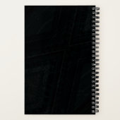 Carnet Acceptation | Texture Abstraite foncée (Verso)
