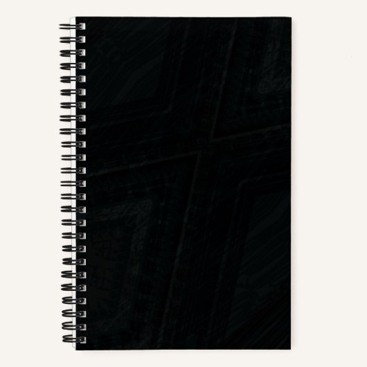 Carnet Acceptation | Texture Abstraite foncée (Recto)