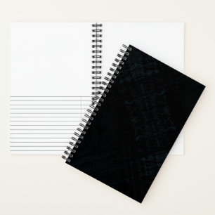 Carnet Acceptation   Texture foncée Shibori