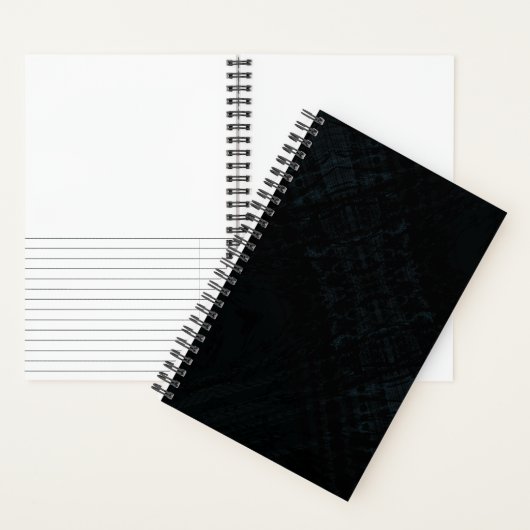 Carnet Acceptation | Texture foncée Shibori (À l'intérieur)