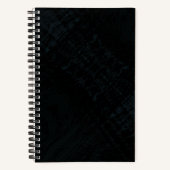 Carnet Acceptation | Texture foncée Shibori (Recto)