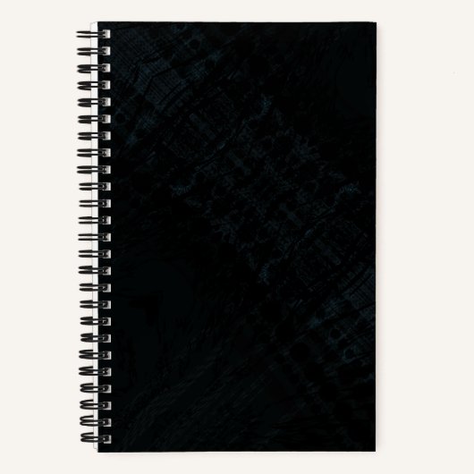 Carnet Acceptation | Texture foncée Shibori (Recto)