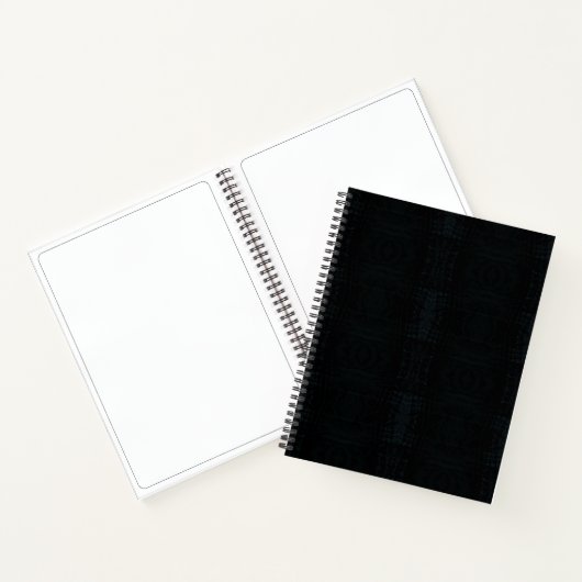 Carnet Acceptation | Texture foncée Shibori (Intérieur)