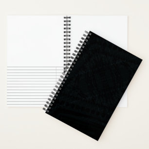 Carnet Acceptation   Texture géométrique foncée