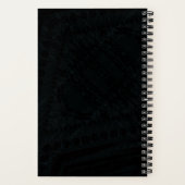 Carnet Acceptation | Texture géométrique foncée (Verso)