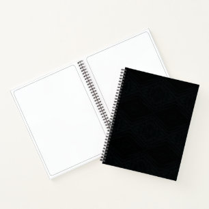 Carnet Acceptation   Texture géométrique foncée