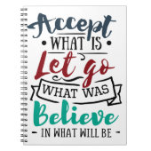 Carnet Accepter Laisser Croire (Devant)