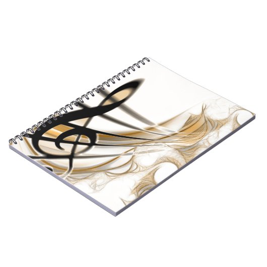 Carnet Accessoire de design de feuille de musique classiq (Côté gauche)