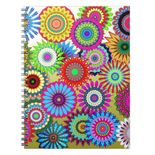 Carnet Accessoire d'impression de tendance psychadelique