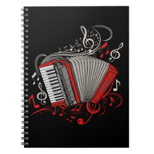 Carnet Accordéon Player Venin Men Folk Music Accordion
