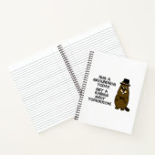 Carnet Accrochez un marmotte aujourd'hui. Faites tirer su (Intérieur)