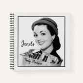 Carnet Accueil Planificateur de fête mignonne Dame du mil (Devant)