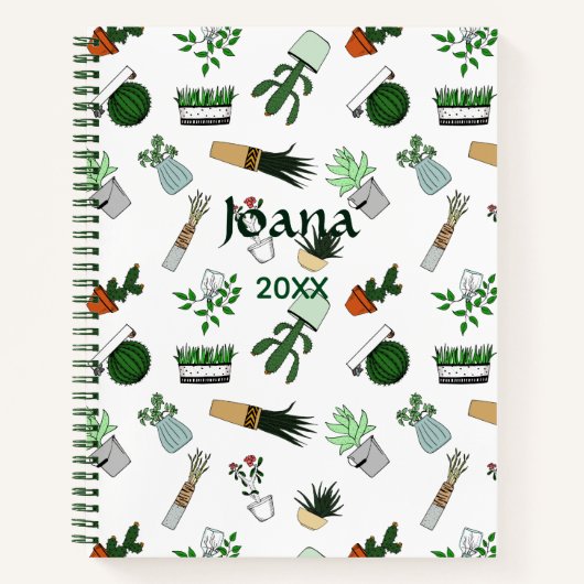 Carnet Accueil Pots Plante Doodart (Devant)