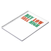 Carnet Acheter Faible, Vendre Élevé, négociation et inves (Côté gauche)