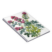 Carnet Achillée - Fleurs à l'aquarelle (Côté Droit)