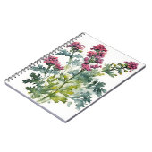 Carnet Achillée - Fleurs à l'aquarelle (Côté gauche)