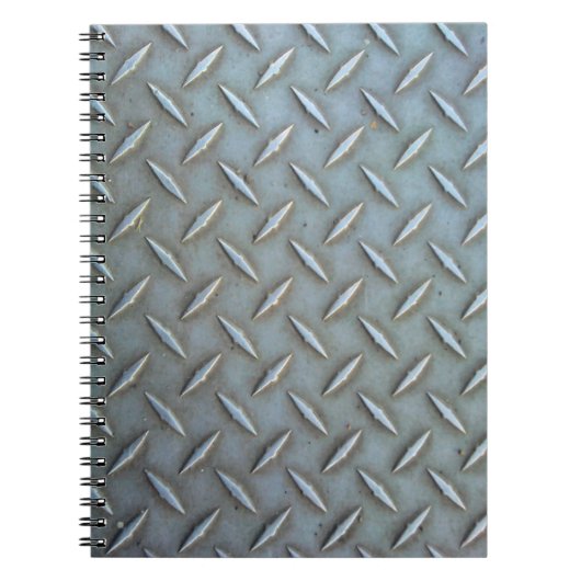 Carnet Acier de plaque de diamant (Devant)