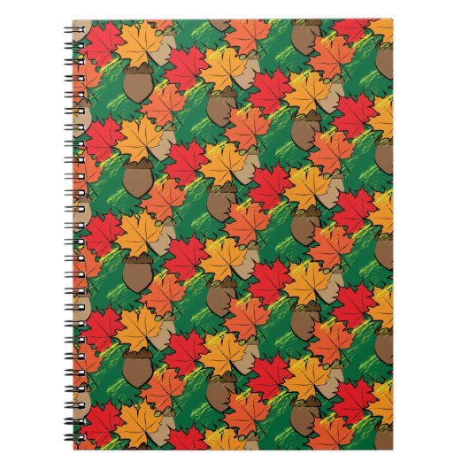 Carnet Acorns et feuille III (Devant)
