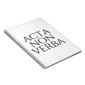 Carnet Acta Non Verba (Côté Droit)