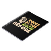 Carnet Acteur vocal (Côté gauche)