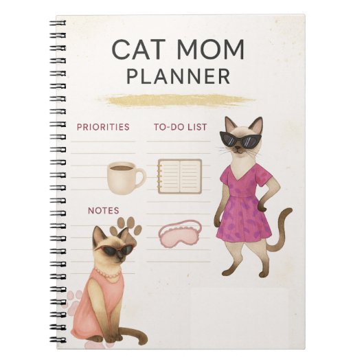Carnet Activité de chat (Devant)