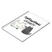 Carnet Activité Purranormale Blague de Chat drôle d'Hallo (Côté gauche)