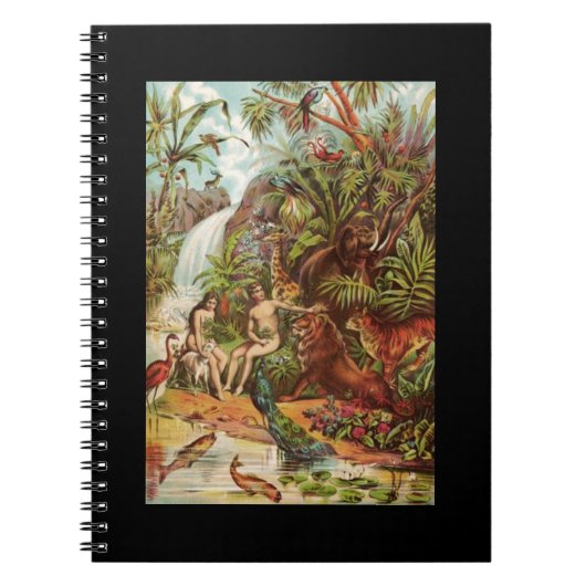 Carnet Adam et Eve au jardin (Devant)