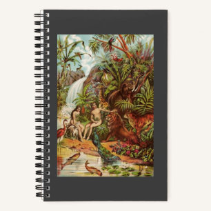 Carnet Adam et Ève dans le jardin