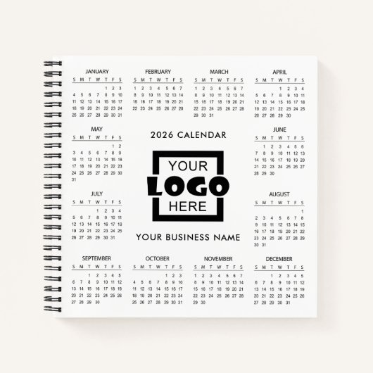 Carnet Add Your Own Business Logo 2026 Calendar | (Devant)