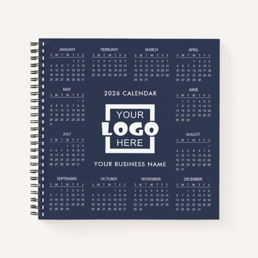 Carnet Add Your Own Business Logo 2026 Calendar |  (Devant)