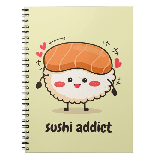 Carnet addict sushi (Devant)