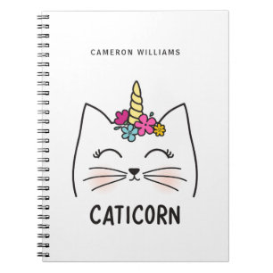 Carnet Additionnez votre nommé Caticorn